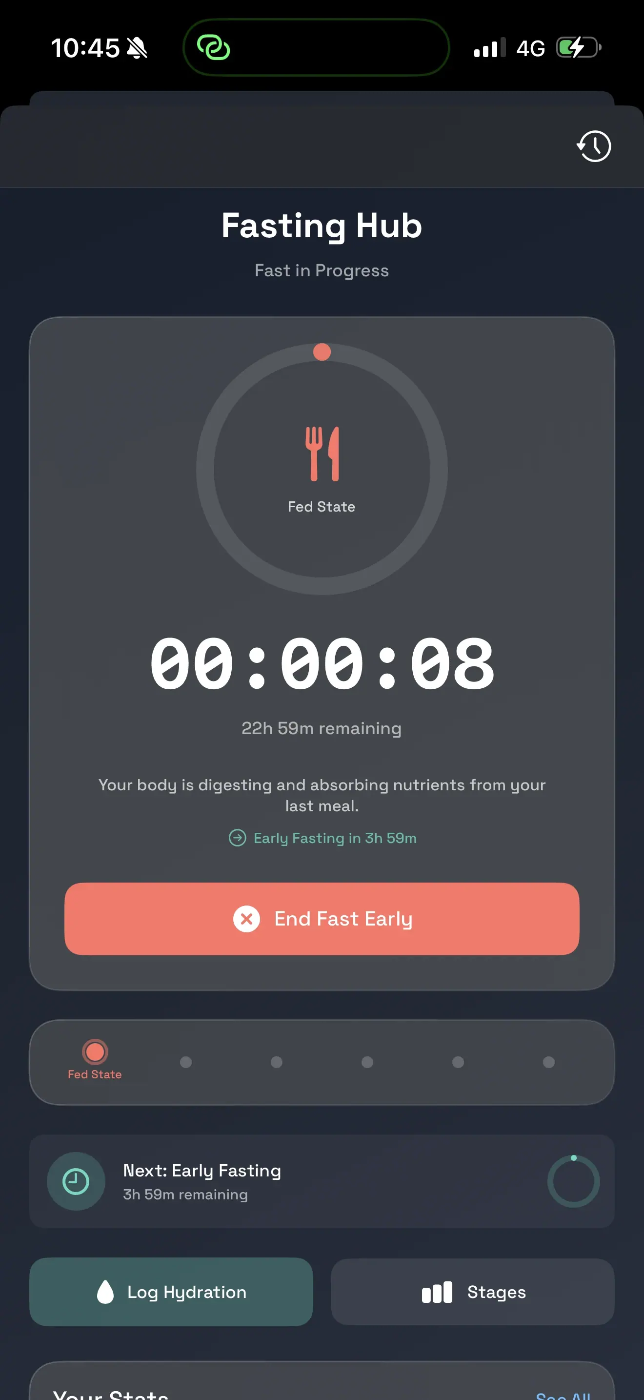 SensiSnap screen